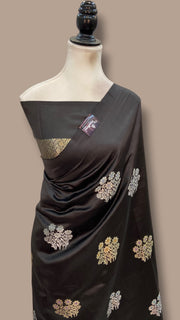 Pure Mango Silk Banarasi Handloom Saree - The Handlooms