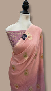 Moonga Silk Handloom Banarasi Saree - The Handlooms