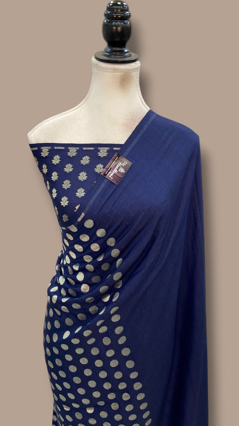 Patli Moonga Silk Handloom Banarasi Saree