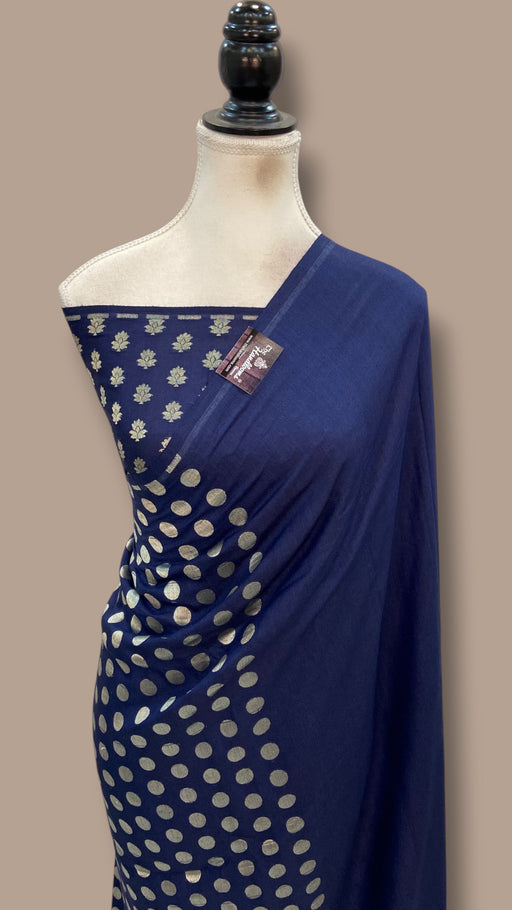 Patli Moonga Silk Handloom Banarasi Saree - The Handlooms