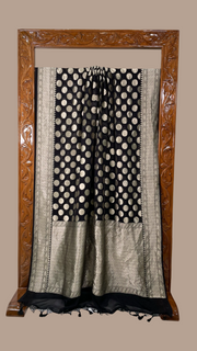 Pure Khaddi Georgette Banarasi Saree - water zari - The Handlooms
