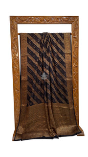 Pure Chiffon Khaddi Banarasi Saree - The Handlooms