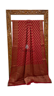 Pure Chiffon Khaddi Banarasi Saree - The Handlooms