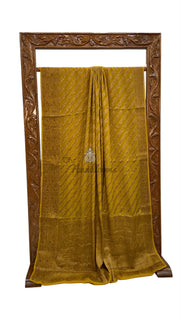 Pure Chiffon Khaddi Banarasi Saree - The Handlooms