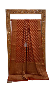 Pure Chiffon Khaddi Banarasi Saree - The Handlooms