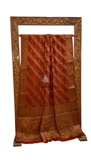 Pure Chiffon Khaddi Banarasi Saree - The Handlooms