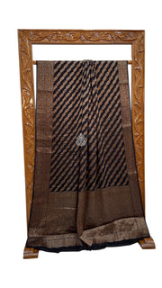 Pure Chiffon Khaddi Banarasi Saree - The Handlooms