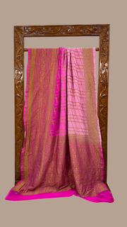Khaddi Georgette Banarasi Saree -  Antique zari - The Handlooms