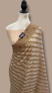 Pure Chiffon Khaddi Banarasi Saree - The Handlooms