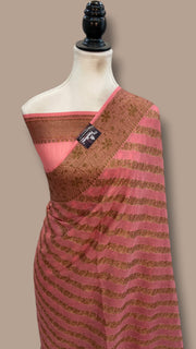 Pure Chiffon Khaddi Banarasi Saree - The Handlooms
