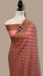 Pure Chiffon Khaddi Banarasi Saree - The Handlooms