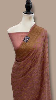 Pure Chiffon Khaddi Banarasi Saree - The Handlooms