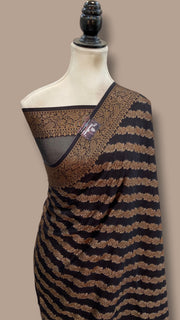 Pure Chiffon Khaddi Banarasi Saree - The Handlooms