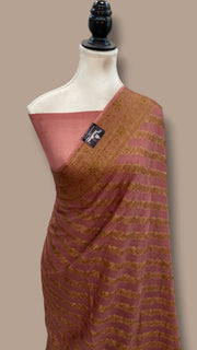 Pure Chiffon Khaddi Banarasi Saree - The Handlooms
