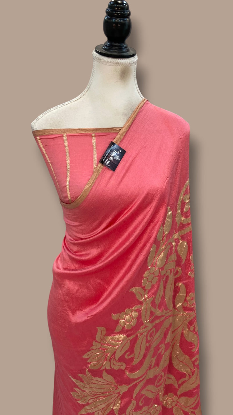 Pure Dupion Silk Handloom Banarasi Saree