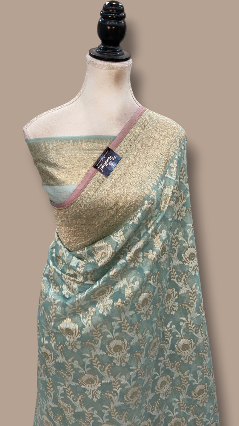 Pure Cotton Banarasi Handloom Saree