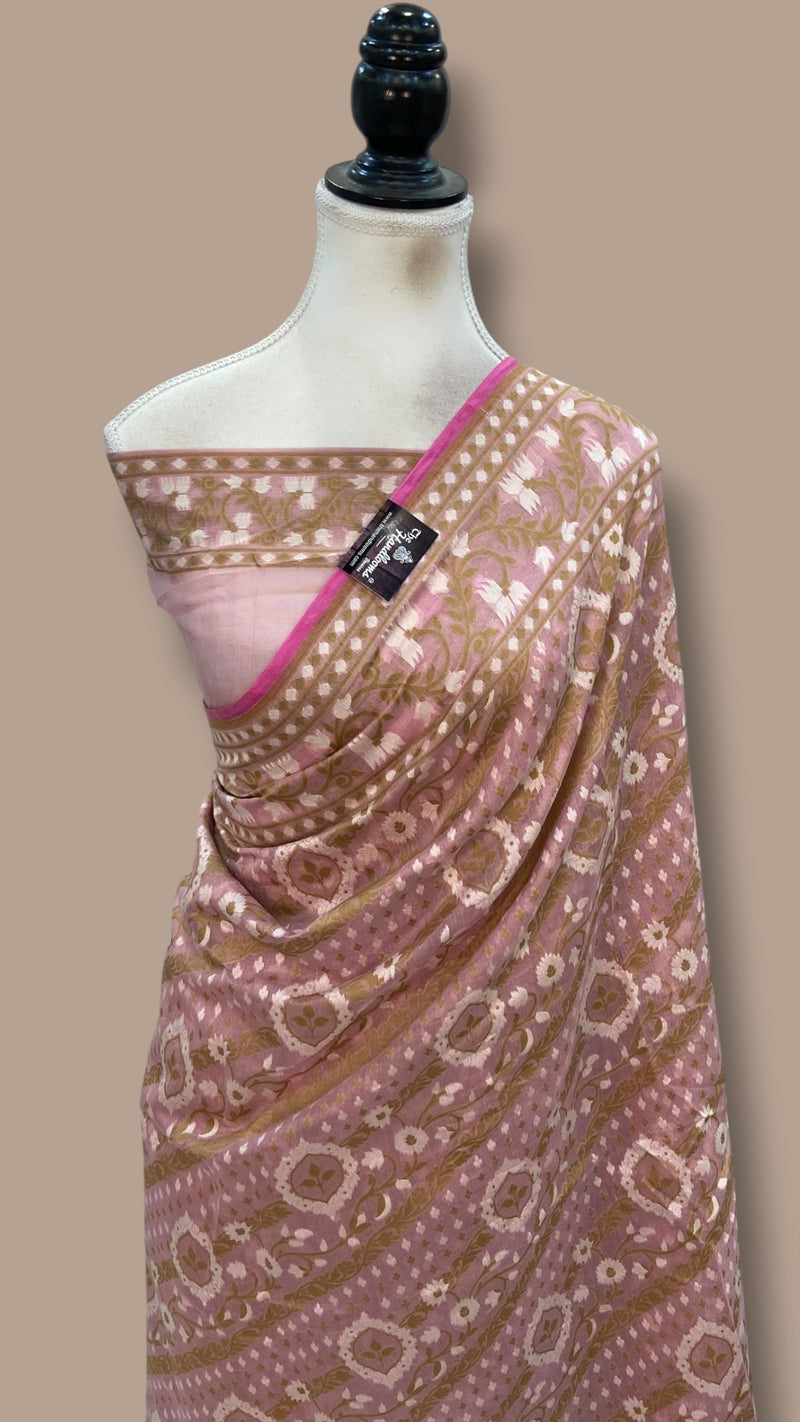 Pure Cotton Banarasi Handloom Saree