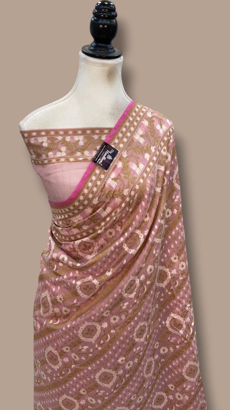 Pure Cotton Banarasi Handloom Saree