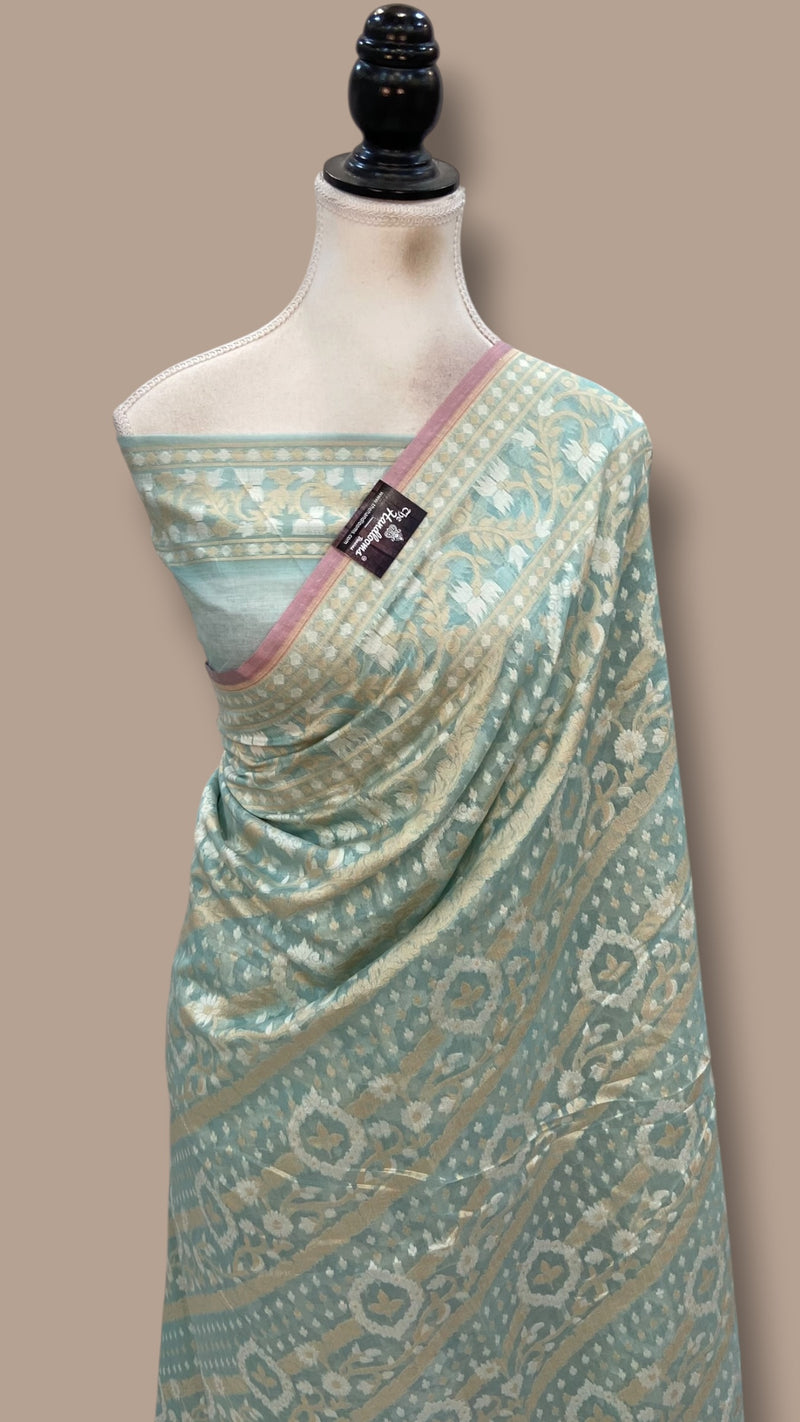 Pure Cotton Banarasi Handloom Saree