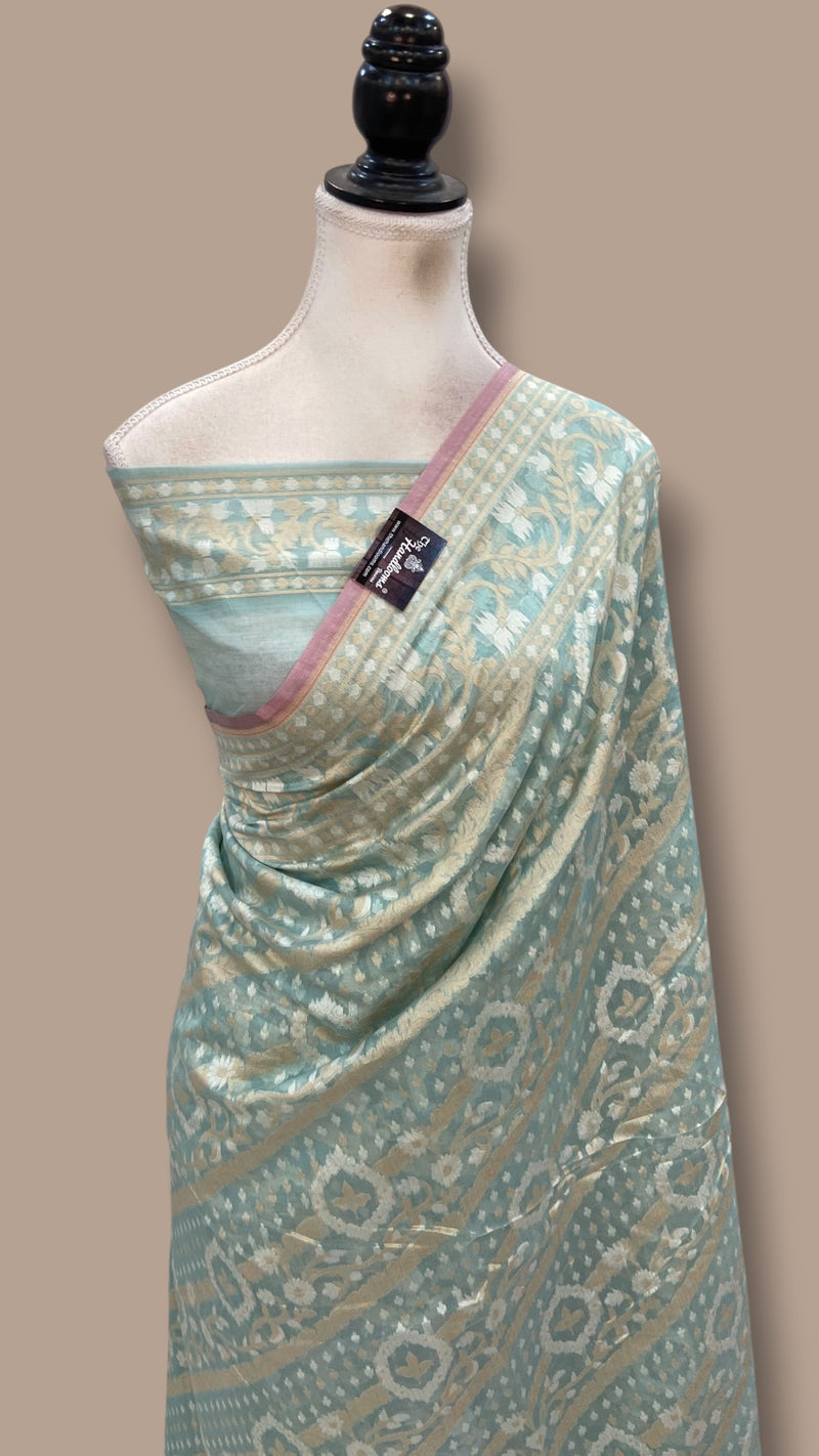 Pure Cotton Banarasi Handloom Saree