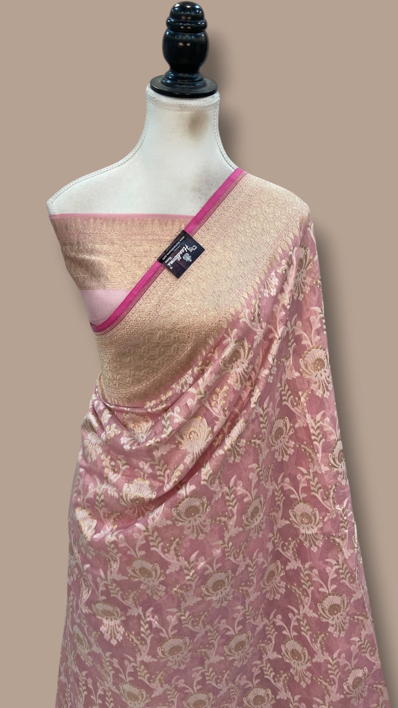 Pure Cotton Banarasi Handloom Saree