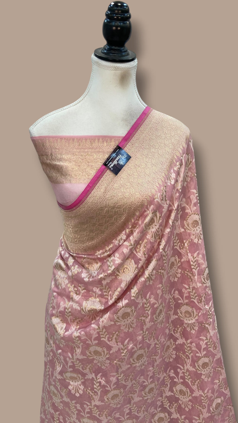 Pure Cotton Banarasi Handloom Saree