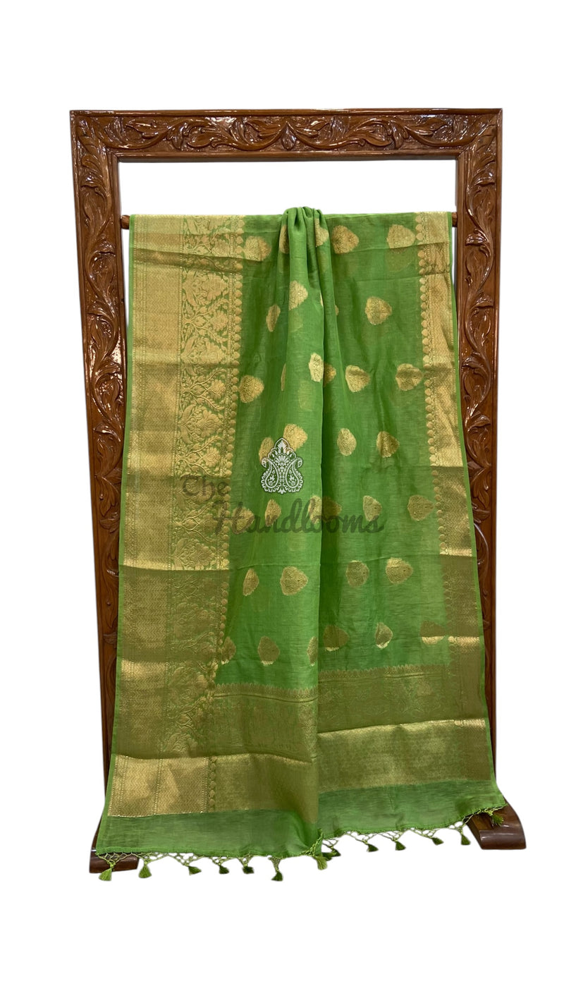 Pure Linen Banarasi Saree