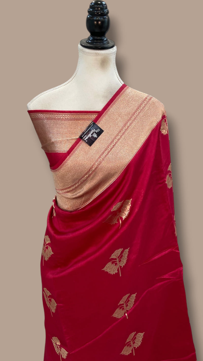 Pure Mango Silk Banarasi Handloom Saree