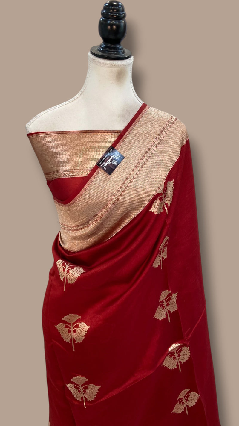 Pure Mango Silk Banarasi Handloom Saree
