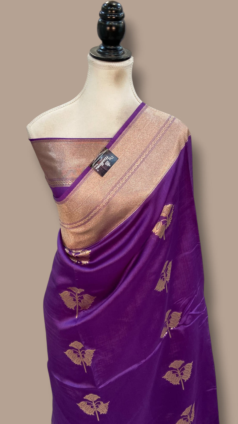 Pure Mango Silk Banarasi Handloom Saree