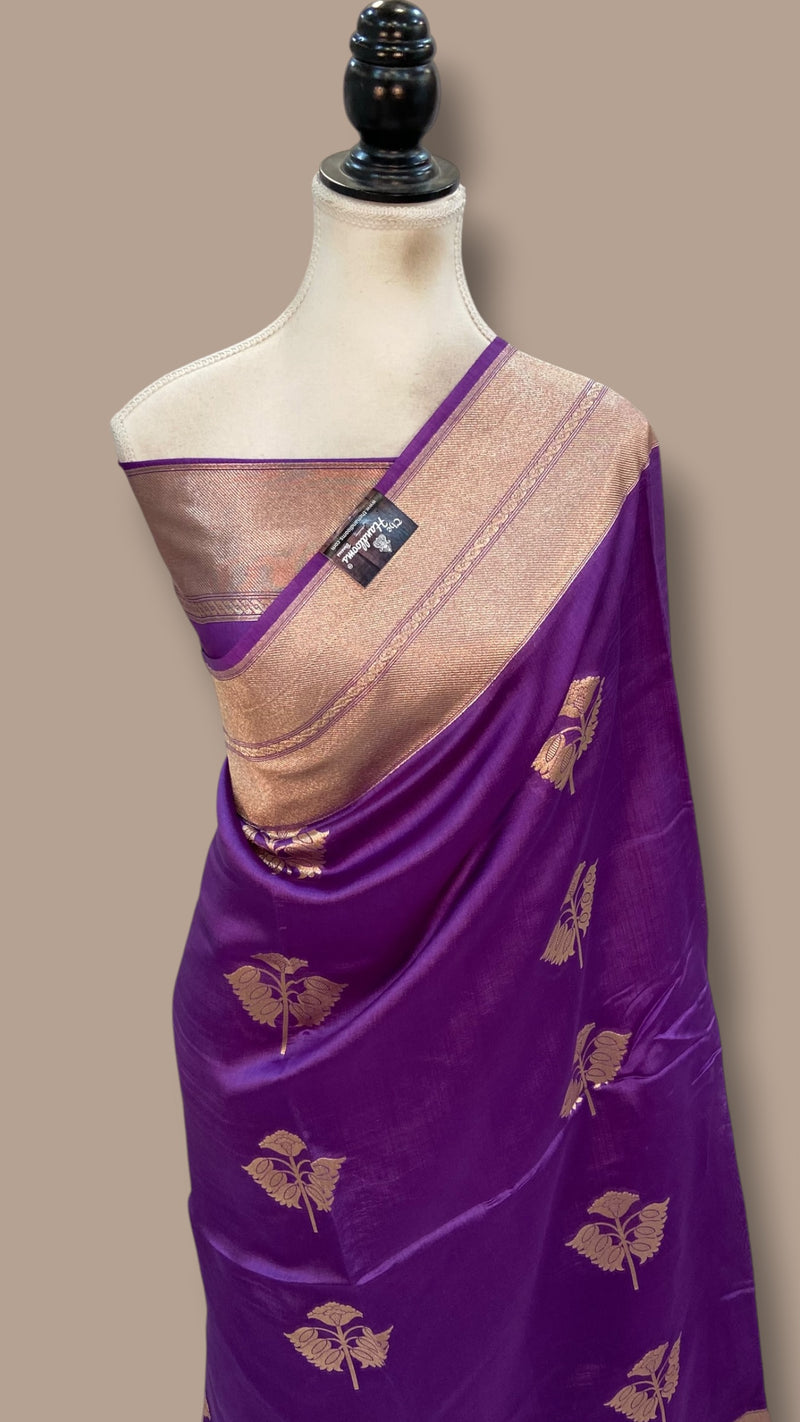 Pure Mango Silk Banarasi Handloom Saree