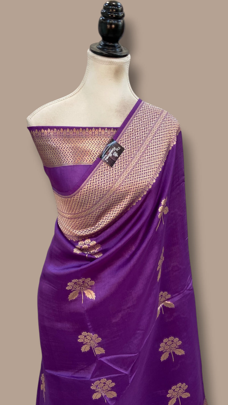 Pure Mango Silk Banarasi Handloom Saree