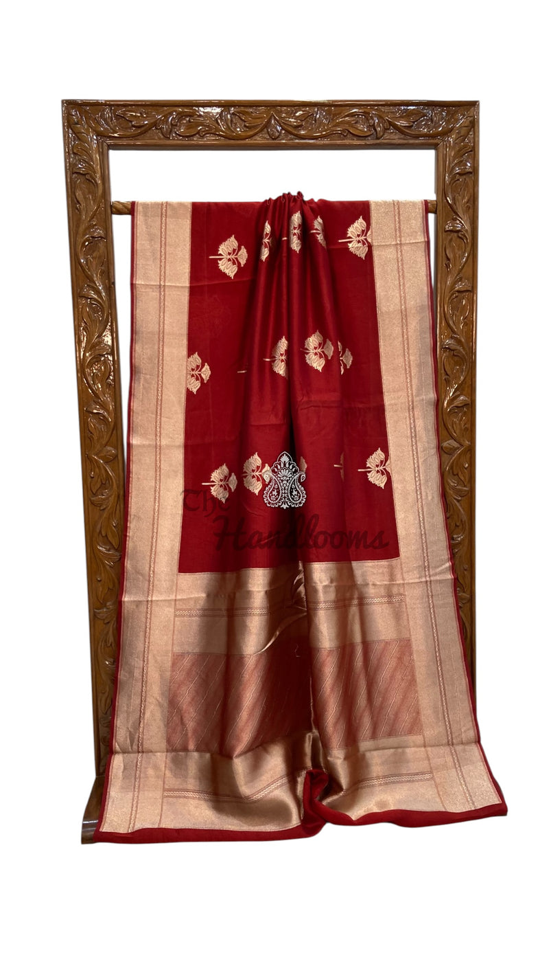 Pure Mango Silk Banarasi Handloom Saree