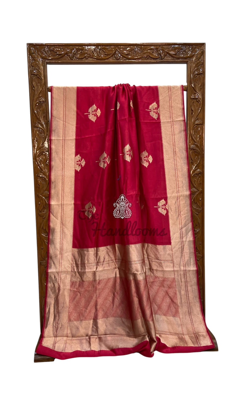 Pure Mango Silk Banarasi Handloom Saree