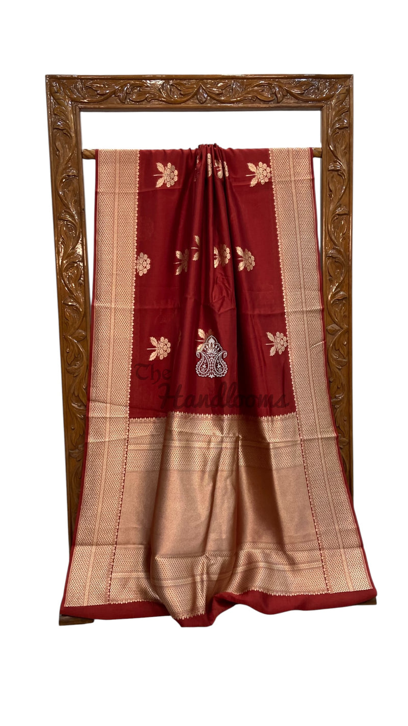 Pure Mango Silk Banarasi Handloom Saree