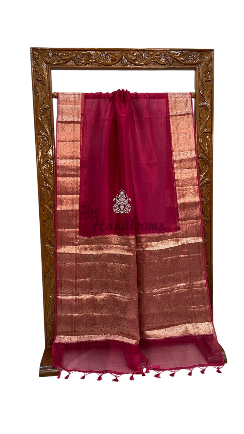 Pure Kora Tissue Handloom Banarasi Saree - The Handlooms