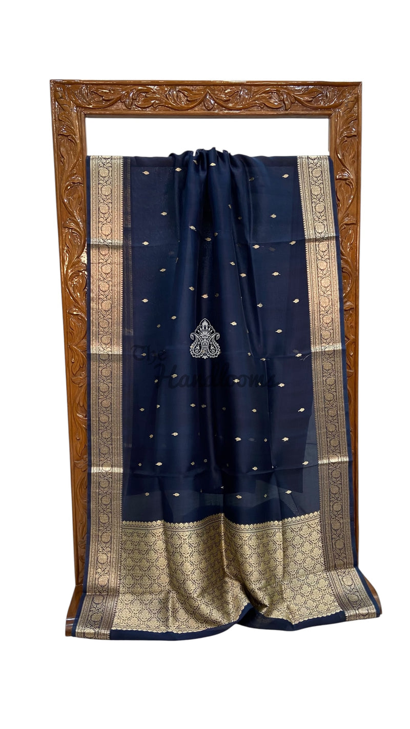 Pure Kora Handloom Banarasi Saree - The Handlooms