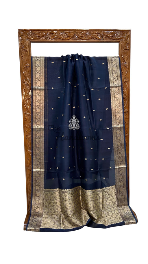 Pure Kora Handloom Banarasi Saree - The Handlooms