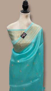 Pure Kora Handloom Banarasi Saree - The Handlooms