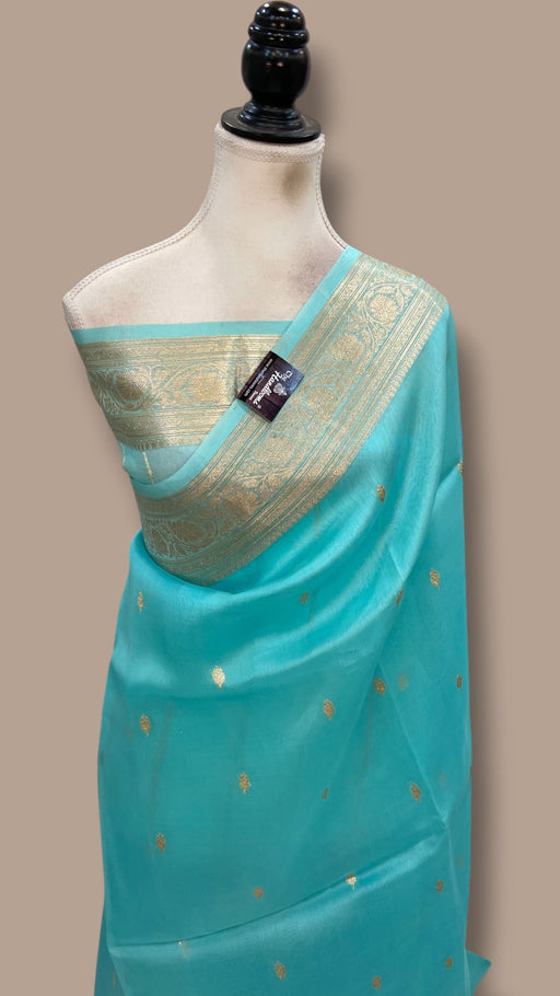 Pure Kora Handloom Banarasi Saree - The Handlooms