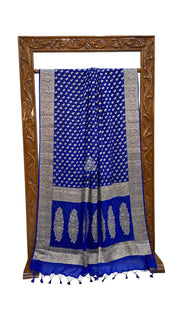 Pure Chiffon Khaddi Banarasi Saree - The Handlooms