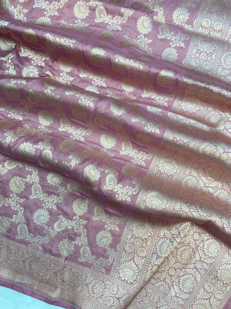 Pure Katan Silk Handloom Banarasi Dupatta - The Handlooms