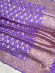 Pure Katan Silk Handloom Banarasi Dupatta - The Handlooms