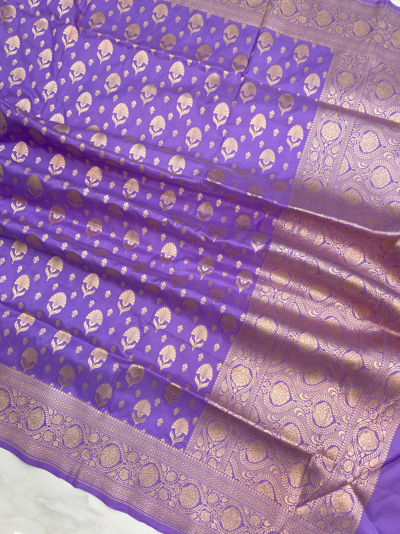 Pure Katan Silk Handloom Banarasi Dupatta - The Handlooms