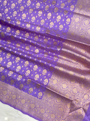 Pure Katan Silk Handloom Banarasi Dupatta - The Handlooms