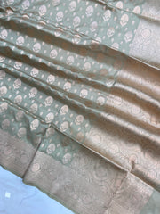 Pure Katan Silk Handloom Banarasi Dupatta - The Handlooms