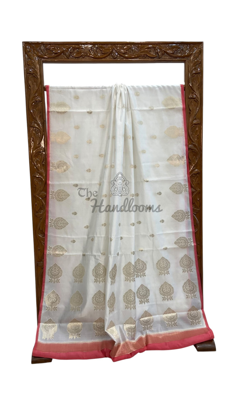 Pure Mango Silk Banarasi Handloom Saree