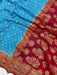Pure Khaddi Georgette Banarasi Saree -  Antique zari - The Handlooms