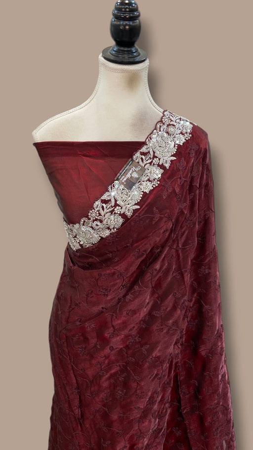 Pure Tissue Silk Handloom Banarasi Saree - Handwork - The Handlooms