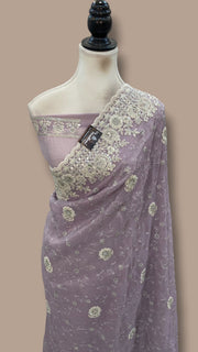 Pure Tissue Silk Handloom Banarasi Saree - Handwork - The Handlooms